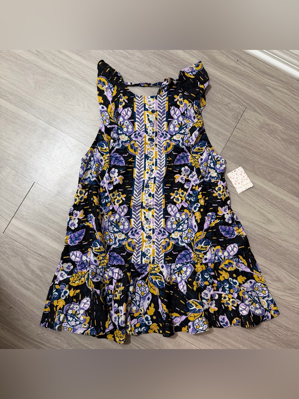 NWT Free People Summer In Tulum Floral Mini Dress |Women Medium